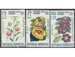 Indonézia 1966 príplatkové č.142,143,145