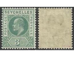 Seychely 1906 č.53, značkovaná