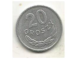 Polsko 20 groszy 1965 (A4) 3.88