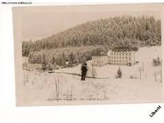 Staré město pod Sněžníkem sanatorium lyžař  prošlá,U1/57