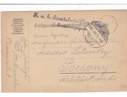 FELDPOSTKARTE+VÝROČÍ 80=rok1917?*c9184