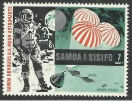 Západná Samoa - nezávislá 1969 č.93, mapa