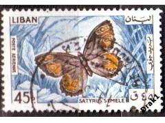 Libanon 1965 Motýl, Michel č.903 raz.