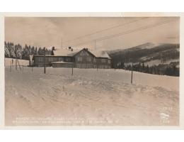 KRKONOŠE BÄRENGRUNDBAUDE MEDVĚDÍ BOUDA FOTO FON 1928 *** K83