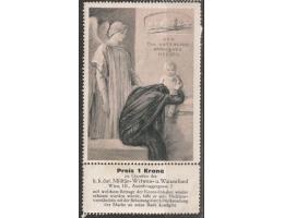 Rakousko Uhersko 1915 Dobročinná známka ve prospěch pozůstal