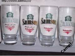Samson  Budweiser Beer druhá zprava čislo 4   0,3l