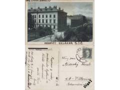 Hranice 1936 Kasárna, pohlednice prošlá poštou