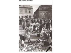 Tábor Trh na Žižkově náměstí v roce 1932 reprint