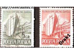 Polsko 1952 Stavba lodí, Michel č.775-6 **