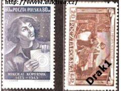 Polsko 1953 Mikuláš Koperník (1473-1543), Michel č.805-6 **