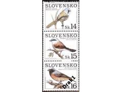 Slovensko 1999 Ptáci, č.189-91 soutisk **