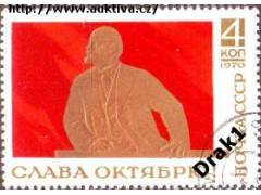SSSR 1970 Lenin, výročí tzv. VŘSR, Michel č.3805 raz.