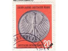 NSR o Mi.0291 10 let německé marky, mince/