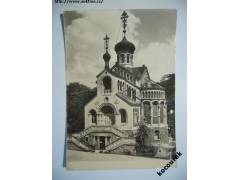 Mariánské Lázně: pravoslavný kostel (Orbis 1953)