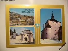 Banská Štiavnica celkový pohled...(80. léta)