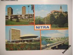 Nitra - hrad, rektorát VŠP, Pedagogická fakulta (70. léta)