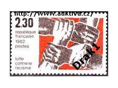 Francie 1982 Boj proti rasismu, Michel č.2326 **