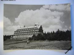 Krkonoše Černá hora Sokolská bouda 1961 Orbis