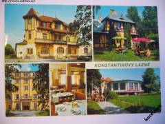 Konstantinovy Lázně 1985 hotel Tvorba, výletní kavárna