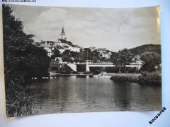 Stříbro nový most panorama 1964 Orbis