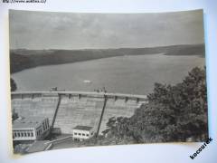 Vranovská přehrada o. Znojmo, přehradní zeď, loď 1966 Orbis