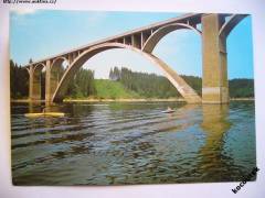 Orlická přehrada o. Příbram most Klementa Gottwalda - 1986