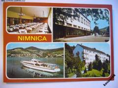 Nimnica o. Púchov přehrada dům Komenský interiér 1979