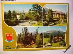 Vysoké Tatry Nový a Starý Smokovec hotely, koliba - 1975