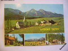 Vysoké Tatry Ždiar Javorina zámoček TANAP Lysá Polana 1974