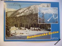 Demänovská dolina Liptov Záhradky Chopok lyžař. tratě 1995