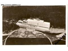 SANATORIUM V DOBŘÍŠI Z LETADLA č.500/r.1939/M77-134