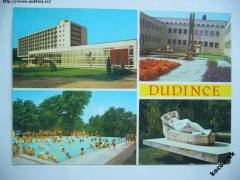 Dudince - liečebný dom, kúpalisko socha park - 1974