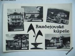 Bardejov - kúpele, liečeb. domy Dukla Zborov Branisko - 1966