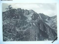 Západné Tatry Roháče pohlad z Rákona na Tri kopy 60. léta