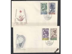 ČS FDC Pof.1259-62 Spartakiáda spřátelených armád