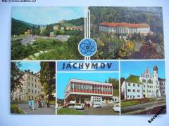 Jáchymov - sanatorium, nákupní centrum - okénková 1974