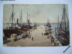 Trieste Terst Molo San Carlo - molo, přístav lodě cca 1910