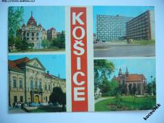 Košice divadlo nové sídliště gotický dóm 1970