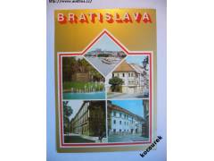 Bratislava - celk. pohled, Nálepkova ul., lyceum 80.léta