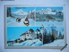 Vysoké Tatry Štrbské pleso hotel Patria Kriváň Panorama 1977