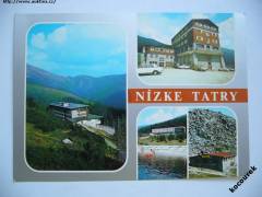 Nízké Tatry hotel Kosodrevina Srdiečko Partizán - 80. léta