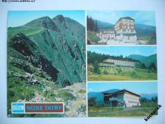 Nízké Tatry Dereše hotel Srdiečko, Partizán, motel Tále 1983