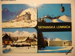 Tatramská Lomnica Observatórium lanovka zot. Morava 1983