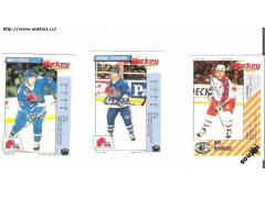 Hokejové karty 3 ks Panini