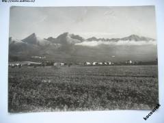 Batizovce o. Poprad Vysoké Tatry panorama - 1959