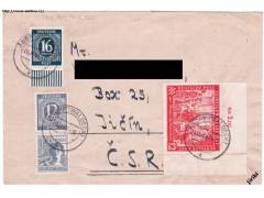 Německo - dopis - Adorf - do ČSR (1947)